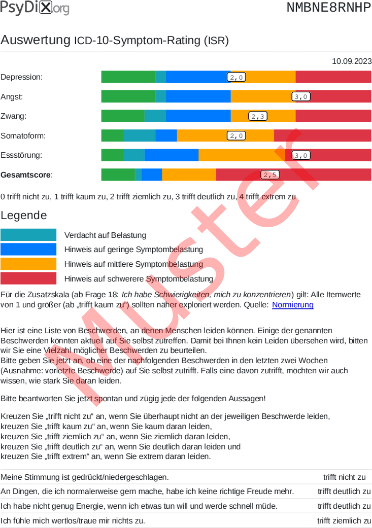 ISR-PDF-Auswertung